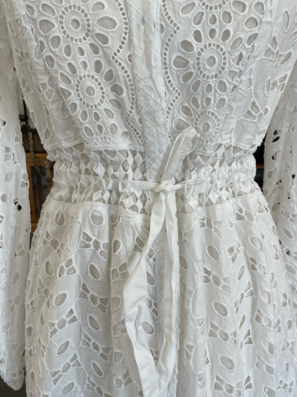 Temptation Positano Giamaica Maxi Shirt Dress In Bianco - Picture 3 of 6